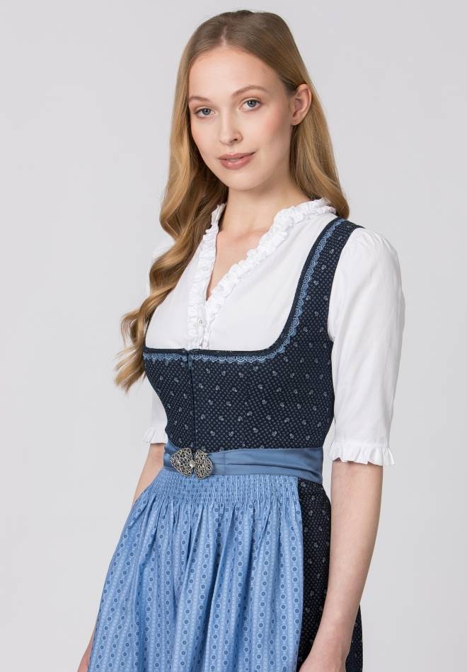 Stockerpoint Dirndl Dunja blau 32 Neueste Stile
