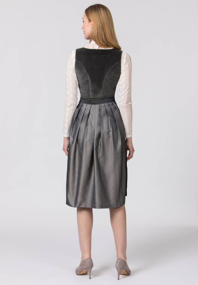 Stockerpoint Dirndl Gloria graphit 44 Nur für heute