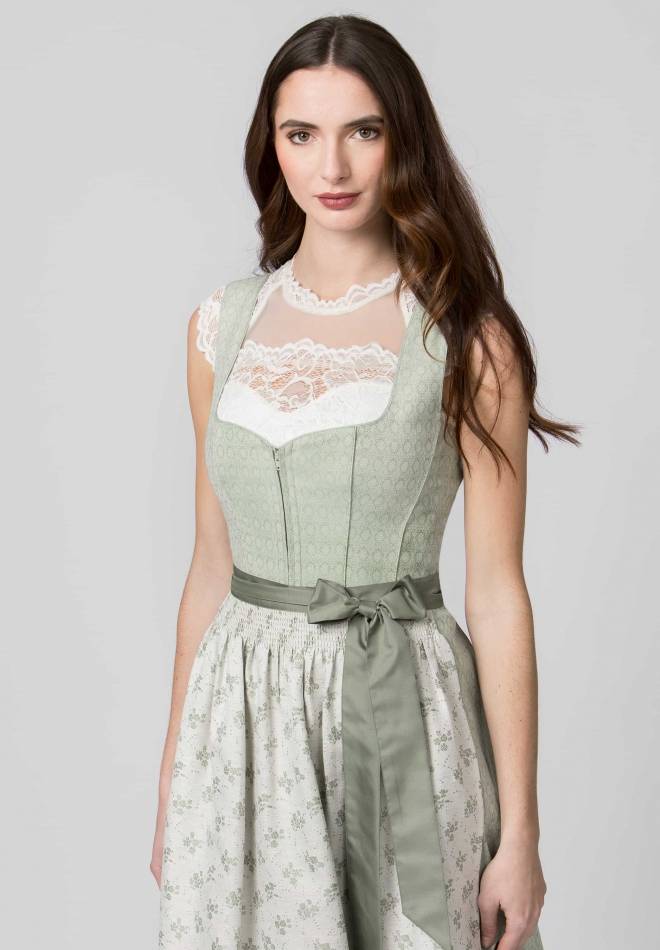 Stockerpoint Dirndl Angelina salbei 32 Discount Store für neue Produkte