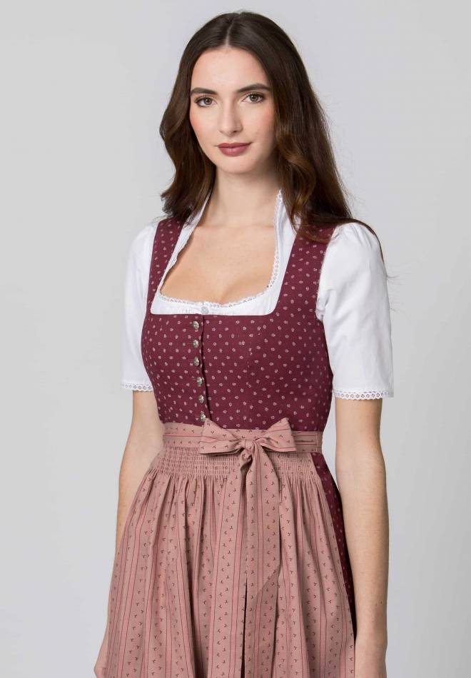 Stockerpoint Dirndl Gina bordeaux 32 Nur noch ein Tag übrig