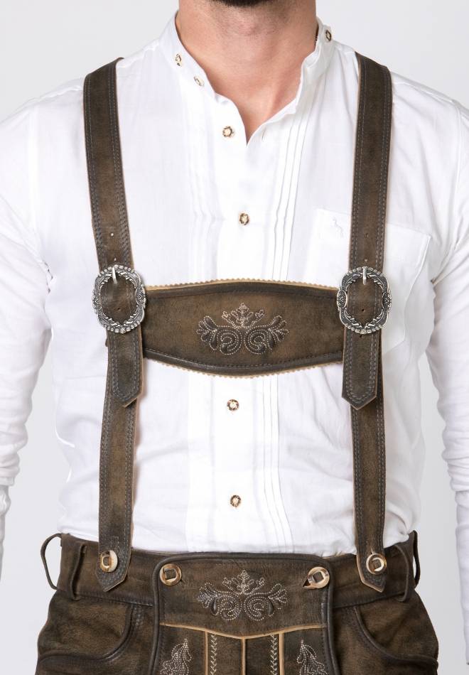 Stockerpoint Hose Beppo4 bison gespeckt 44 Auslauf