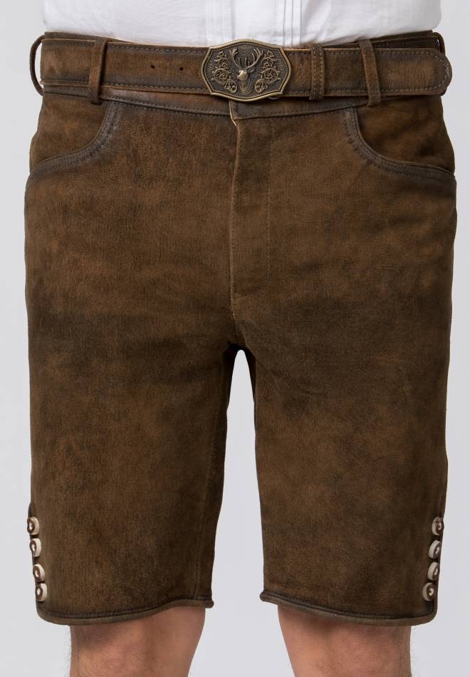 Stockerpoint Hose Fred havanna gespeckt 46 Schlussverkauf