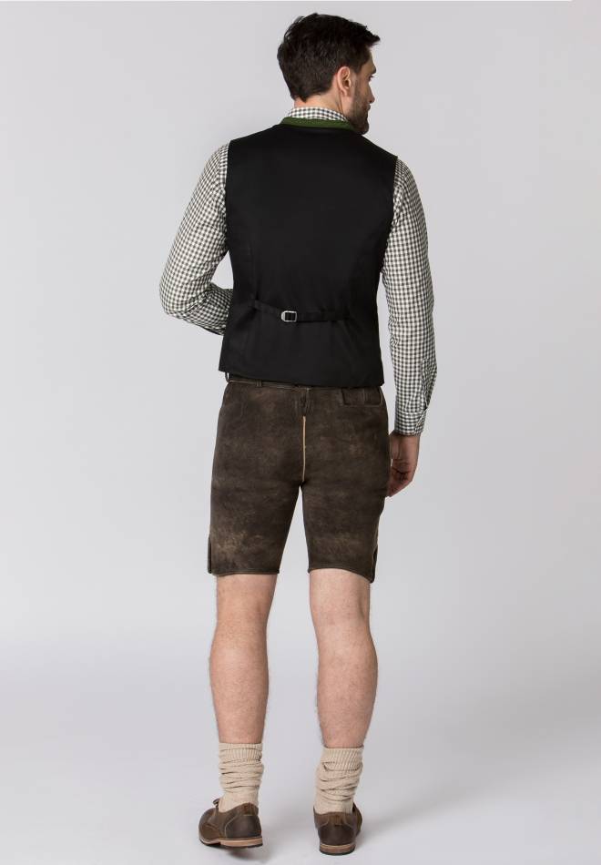 Stockerpoint Lederhose Bertl braun gespeckt 44 Fabrikpreis