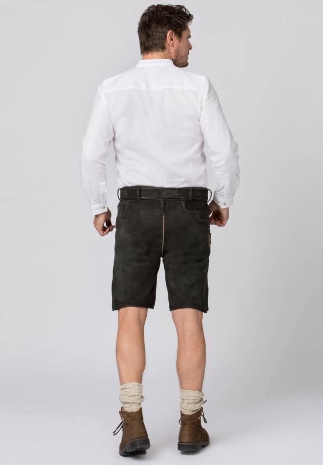 Stockerpoint Lederhose Bertl graphit gespeckt 44 Sonderangebot