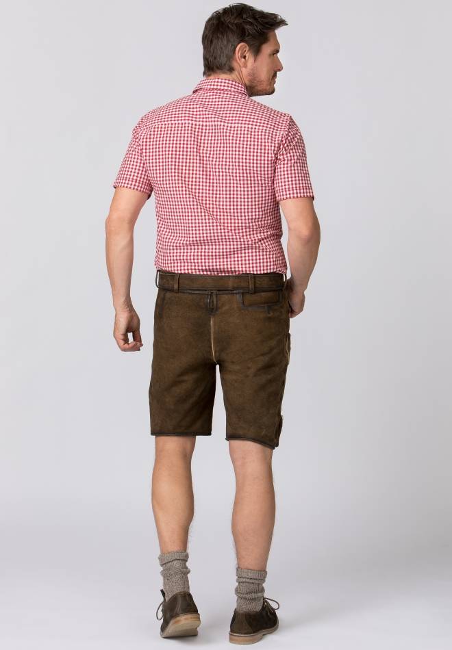 Stockerpoint Lederhose Bertl stein geäscht-natur 44 Rabatt