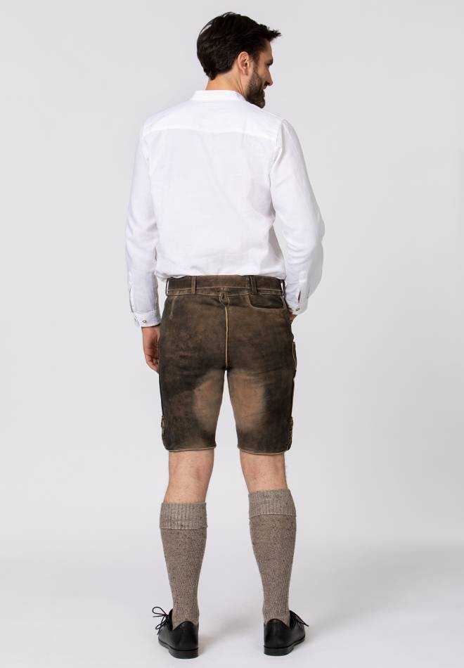 Stockerpoint Hose Almbräu sepia raw-schwarz 46 Großer Ausverkauf
