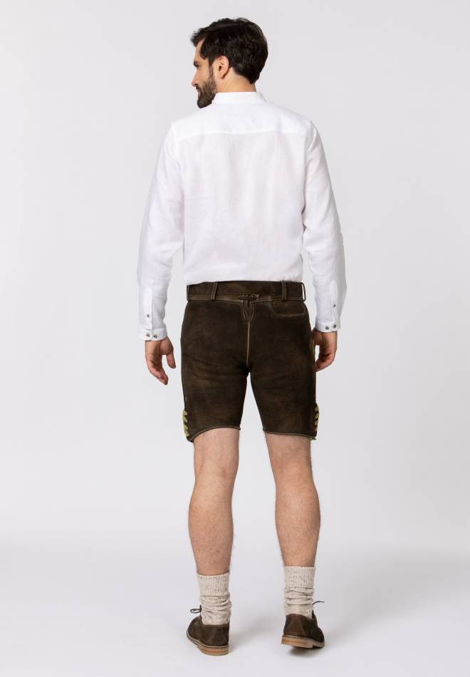 Stockerpoint Hose Hubert dunkelbraun-grün 46 Flash Sale