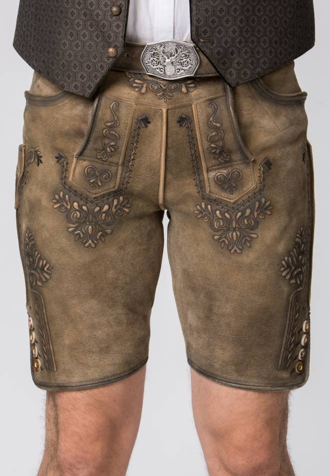 Stockerpoint Lederhose Artur ahorn gespeckt 44 Weihnachtsangebot