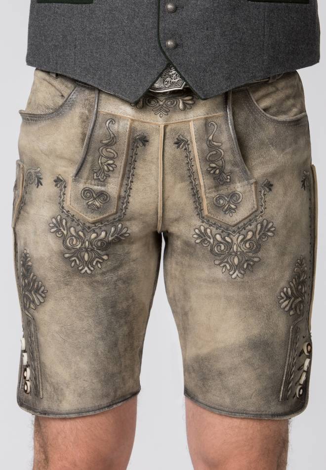 Stockerpoint Lederhose Artur buche gespeckt 44 Osterangebot