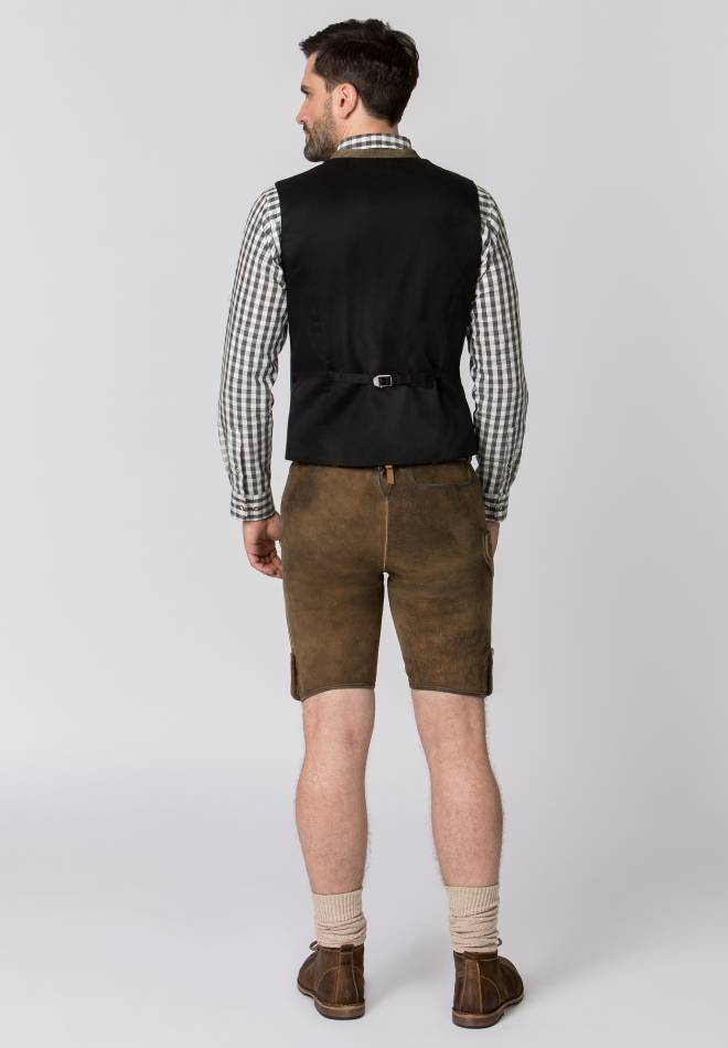 Stockerpoint Lederhose Bastian havanna gespeckt 44 Heißer Verkauf
