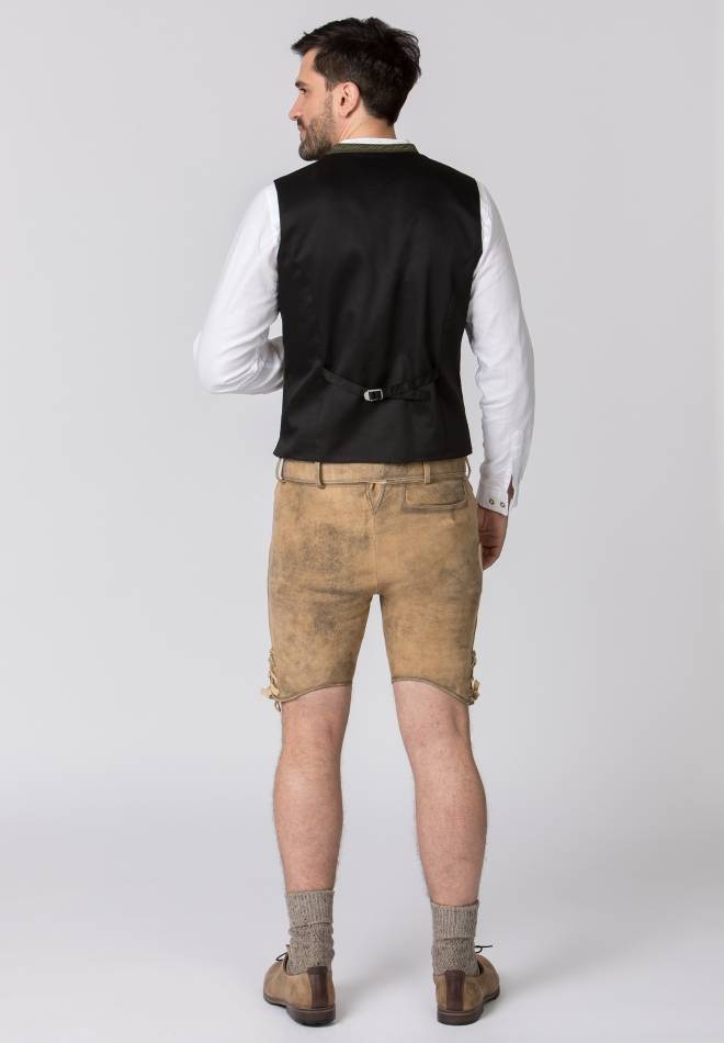 Stockerpoint Lederhose Girgl senf gespeckt-grün 48 Zeitlich begrenztes Angebot