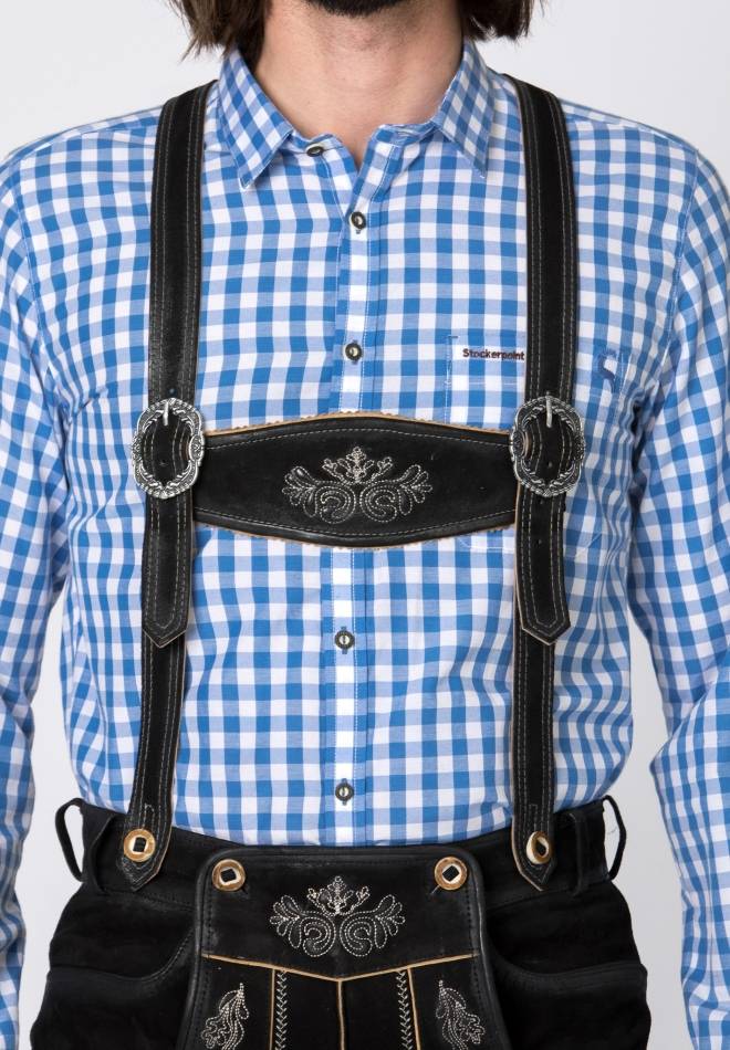 Stockerpoint Hose Justin4 schwarz gespeckt 44 Sonderangebote