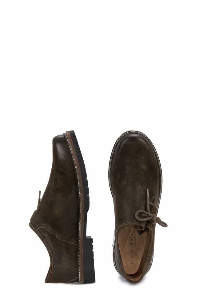Stockerpoint Haferlschuh Tailor dunkelbraun vintage 40 Nur für heute