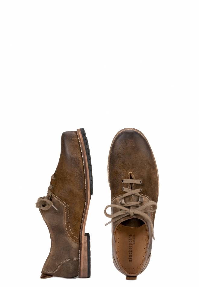 Stockerpoint Haferlschuh John hellbraun gespeckt 41 Speichern exportieren