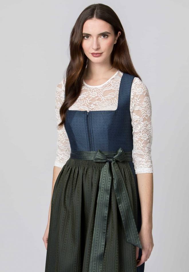 Stockerpoint Dirndl Olivia blau 32 Cyber Monday