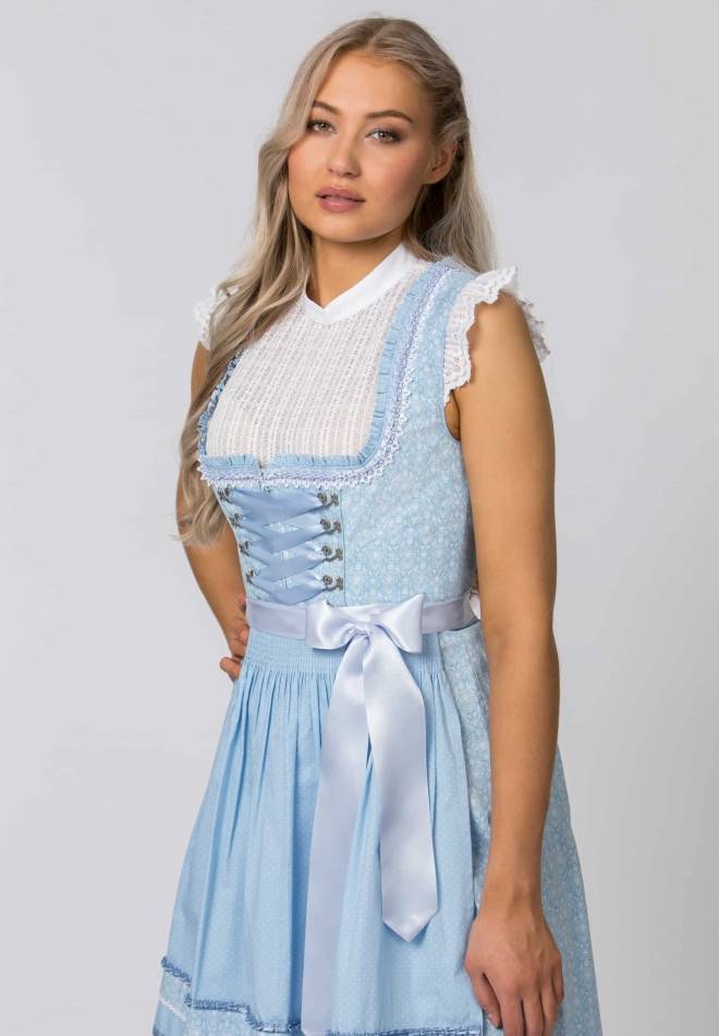 Stockerpoint Dirndl Kim hellblau 30 Große Rabatte