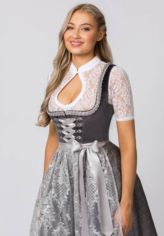 Stockerpoint Dirndl Loredana anthrazit 30 Riesige Ersparnisse