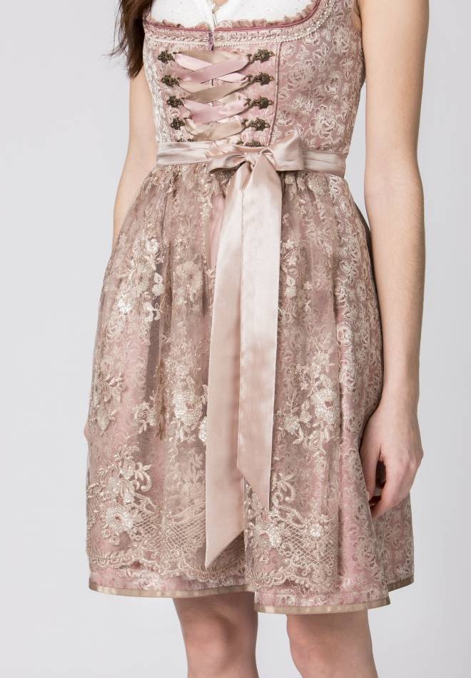 Stockerpoint Dirndl Noelia altrosa 30 Letzte 3 Tage