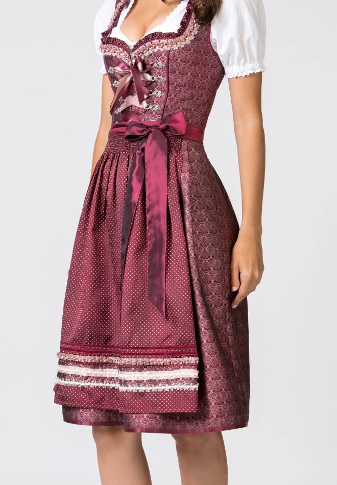 Stockerpoint Dirndl Giselle bordeaux 30 Letzte 2 Tage