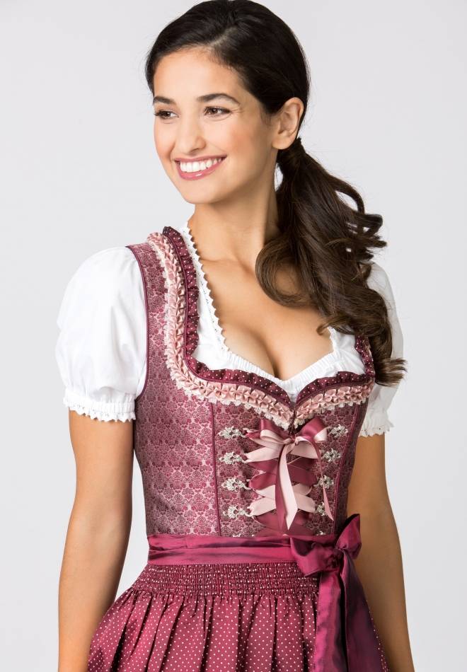 Stockerpoint Dirndl Giselle bordeaux 30 Letzte 2 Tage