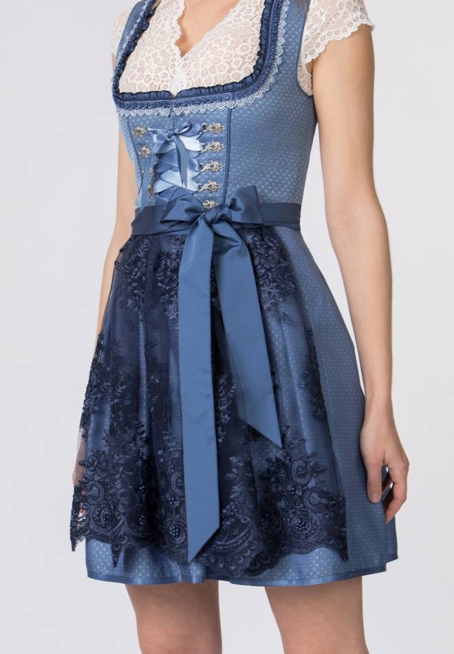 Stockerpoint Dirndl Beliva blau 32 Letzter Tag