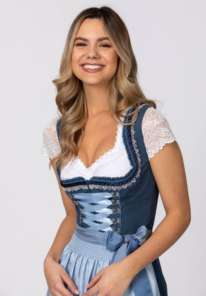 Stockerpoint Dirndl Harper blau 32 Nur für heute