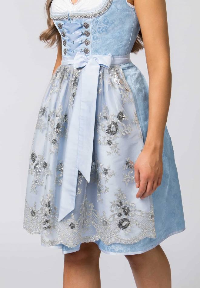 Stockerpoint Dirndl Maya hellblau 32 Sonderangebot der Fabrik