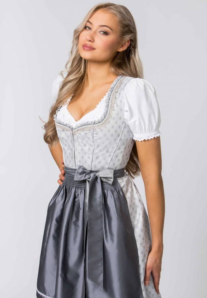 Stockerpoint Dirndl Sonja hellgrau 32 Discount Store für neue Produkte