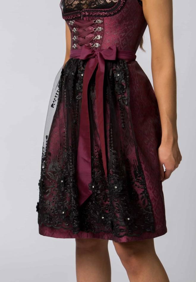 Stockerpoint Dirndl Sanja bordeaux 32 Kostenloser Versand international