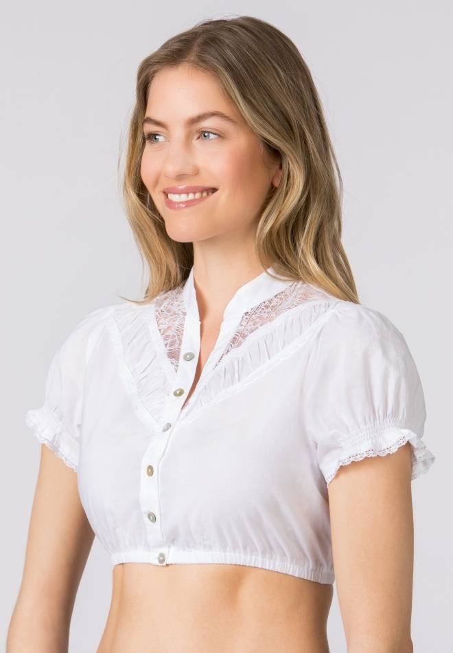 Stockerpoint Bluse B-4020 weiss 34 Fabrikladen