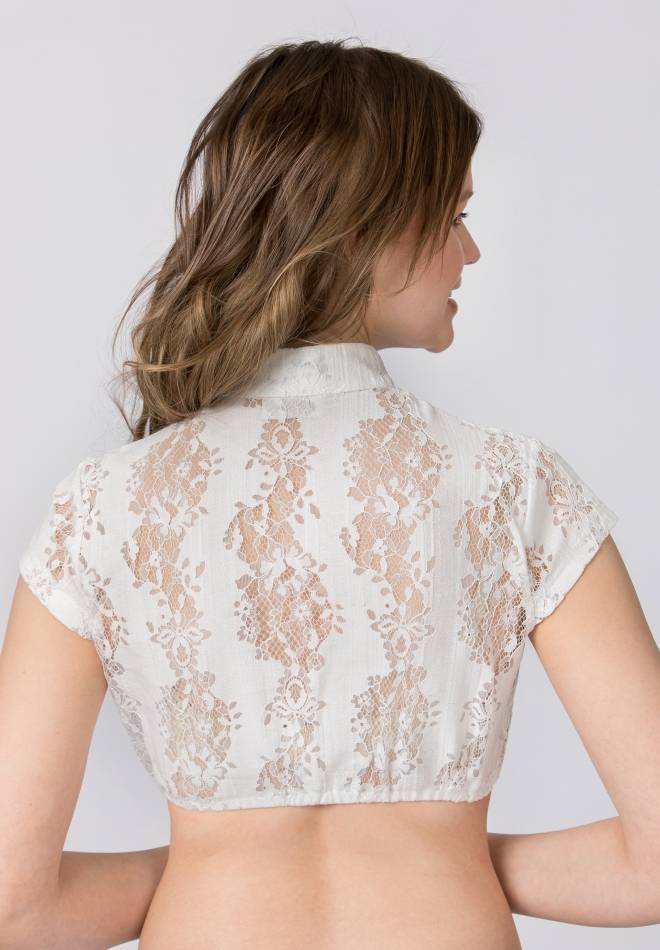 Stockerpoint Bluse Carole creme 32 Fabrikverkauf