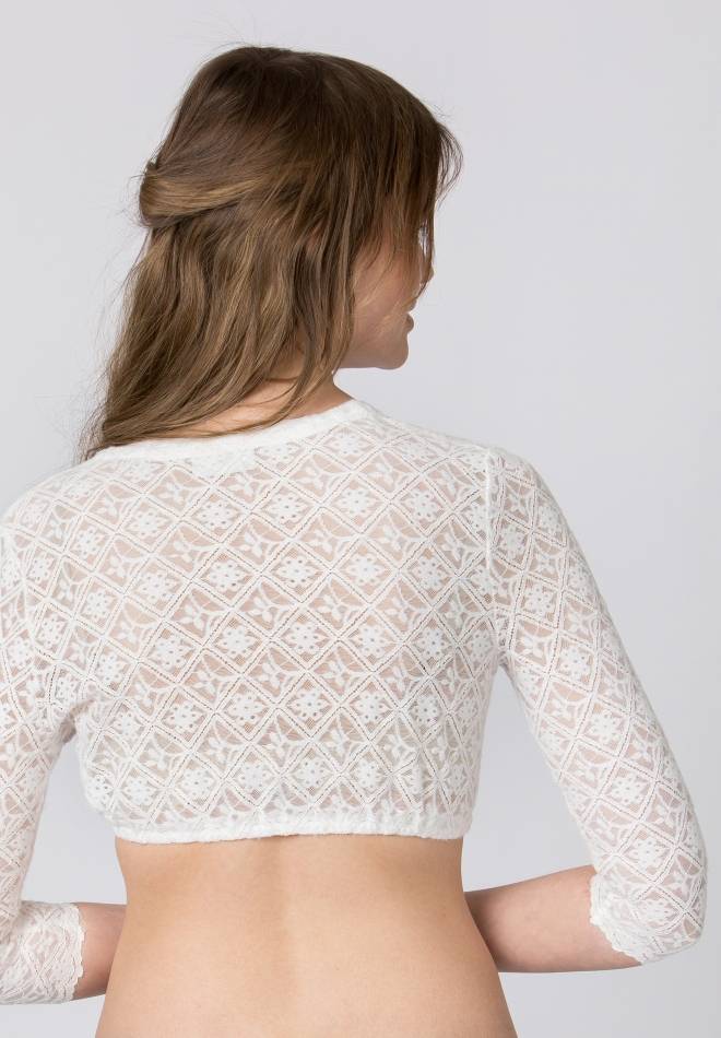 Stockerpoint Dirndlbluse Elza creme 36 Blitzverkäufe