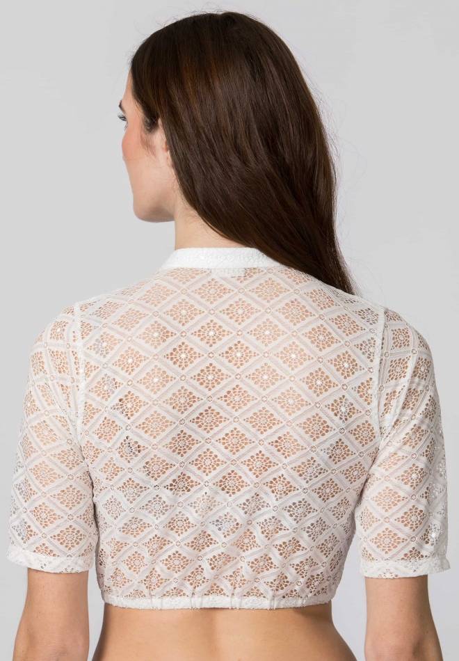 Stockerpoint Bluse Laurene creme 32 Exklusivangebot