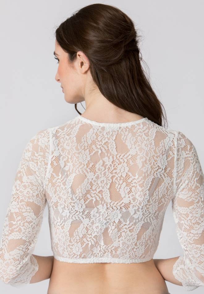 Stockerpoint Dirndlbluse Smilla creme 34 Black Friday