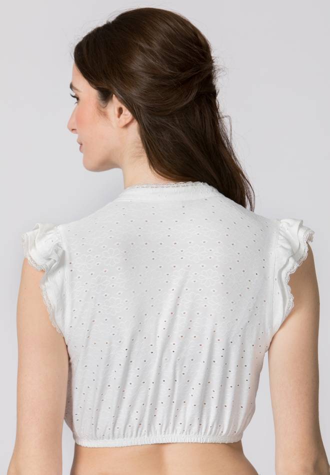 Stockerpoint Dirndlbluse Oriana weiss 32 Muttertagsangebot