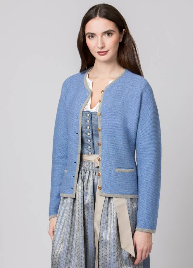 Stockerpoint Jacke Caro bleu-hellgrau 36 Rabatt