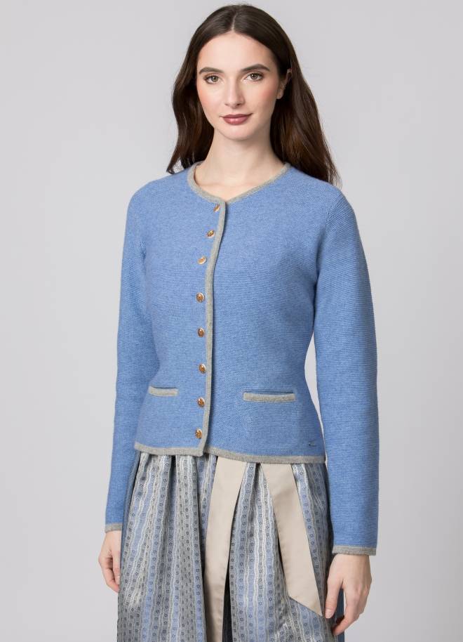 Stockerpoint Jacke Caro bleu-hellgrau 36 Rabatt