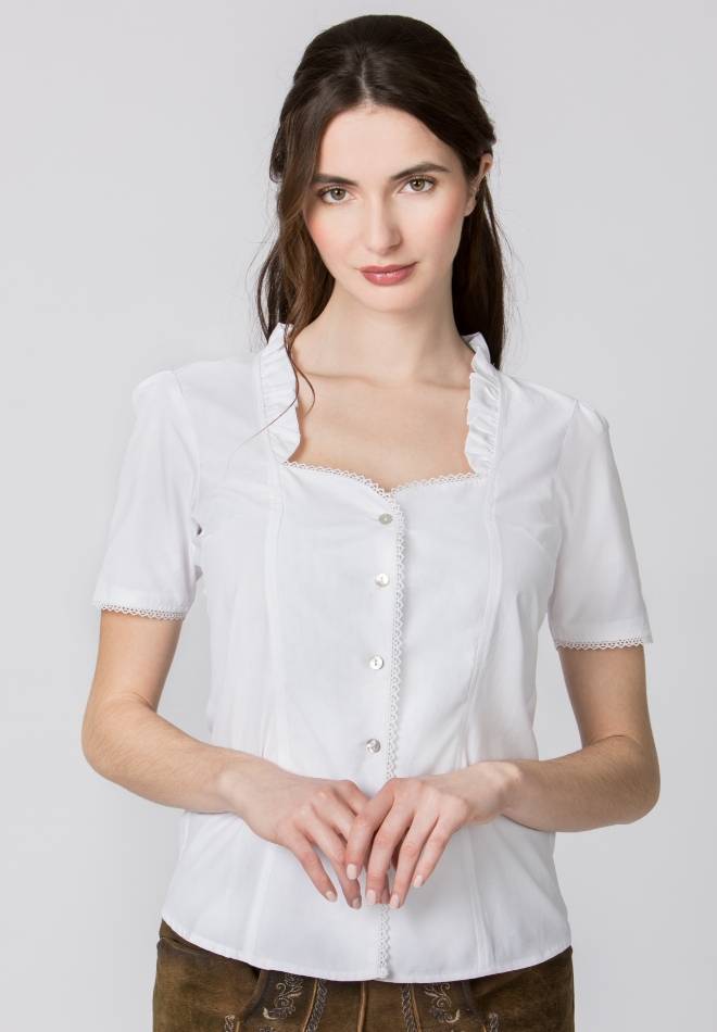 Stockerpoint Bluse Clarissa weiss 34 Weihnachtsangebot