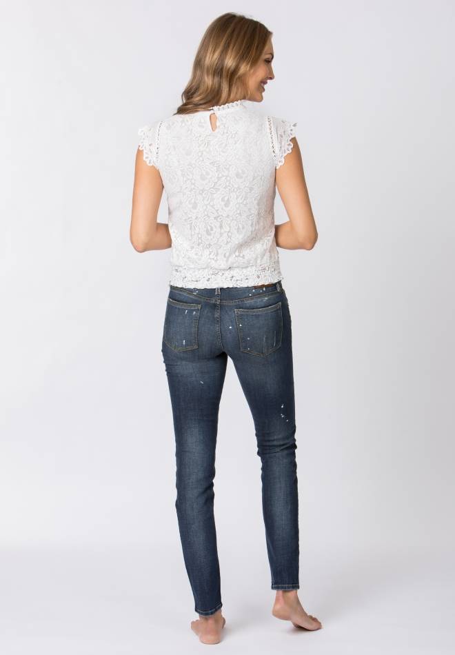 Stockerpoint Bluse Isa weiss 34 Muttertagsangebot