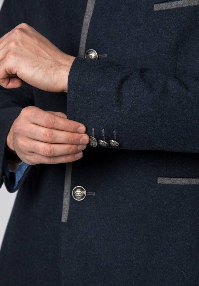 Stockerpoint Jacke Quintus blau-stein 46 Räumungsverkauf