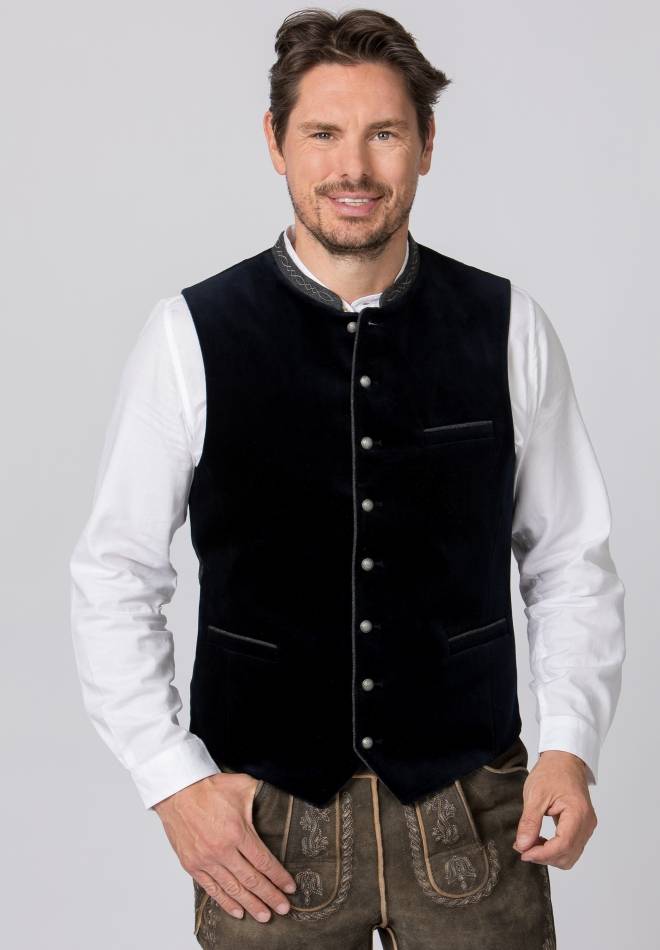 Stockerpoint Weste Lorenzo nachtblau 46 Schlussverkauf