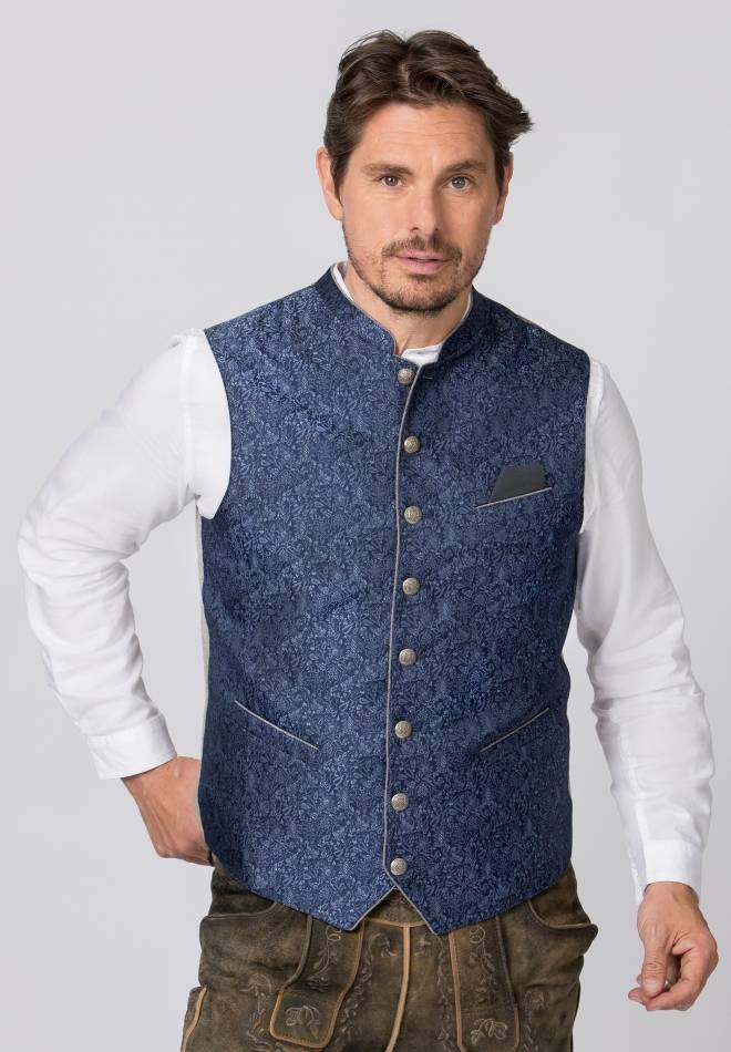 Stockerpoint Weste Edward blau 46 Meist gekauft