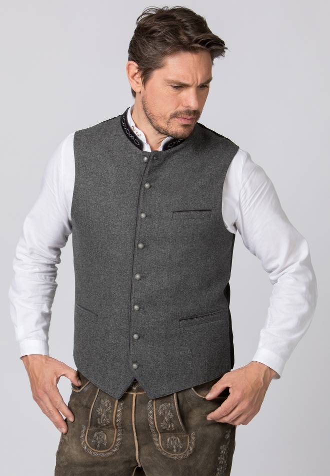Stockerpoint Weste Fabricio graphit 48 Kostenloser Versand
