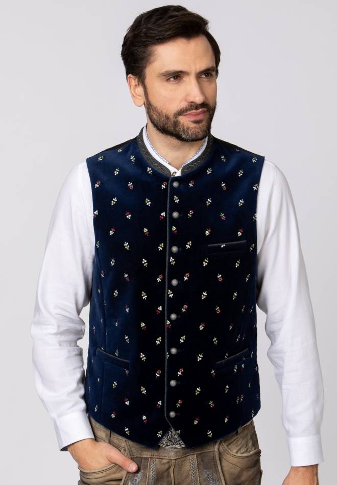 Stockerpoint Weste Vittorio indigo 54 Sonderangebot