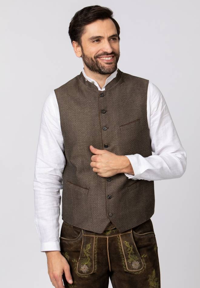 Stockerpoint Weste Ottavio braun 44 Begrenztes Angebot