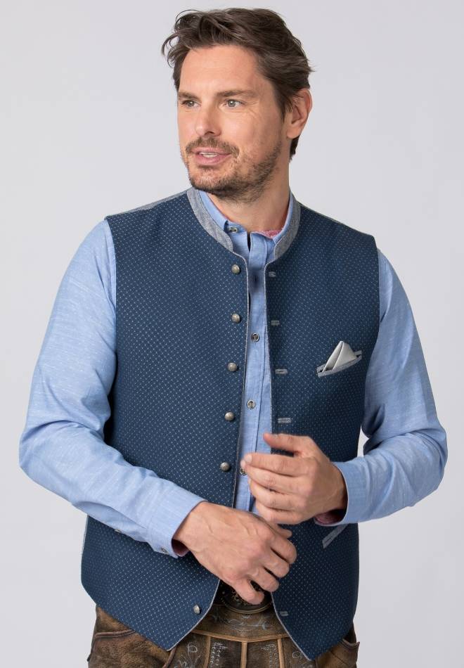 Stockerpoint Weste Markus blau 44 Discount Store für neue Produkte