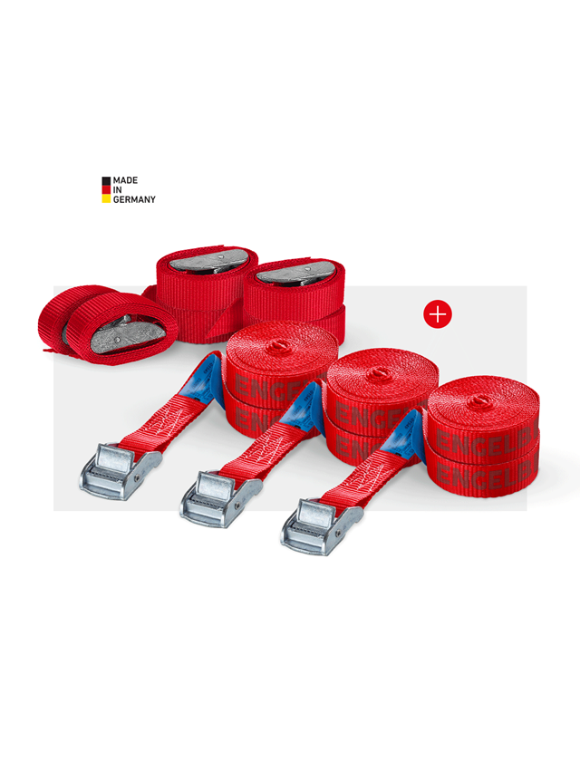 Strauss e.s. Spanngurt-Set mit Klemmverschluss Kostenloser Versand