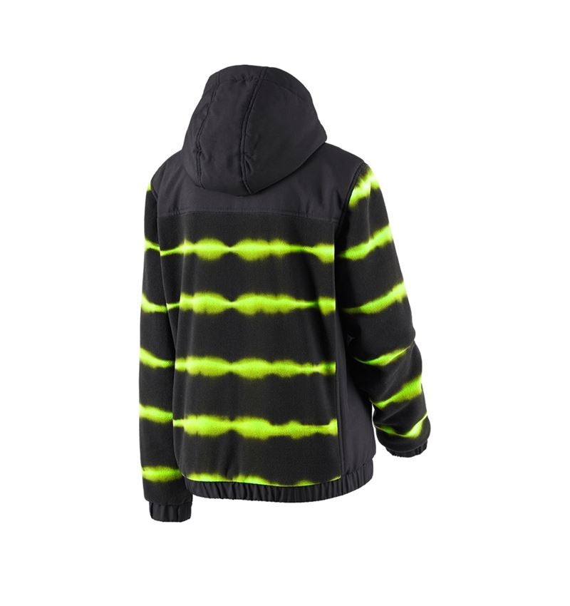 Strauss Hybrid Kapuzenfleecej. tie-dye e.s.motion ten,Da