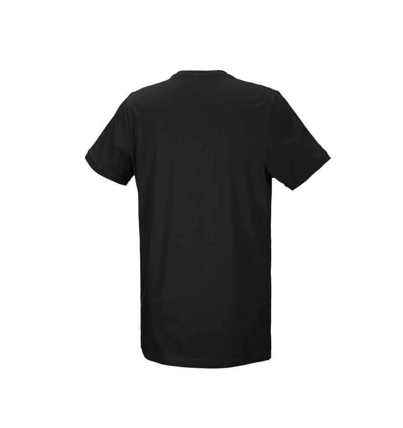 Strauss e.s. T-Shirt cotton stretch, long fit