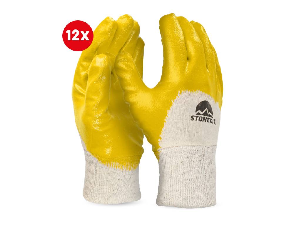 Strauss Nitril-Handschuhe Basic, teilbeschichtet,12er Pack Limitierter Zeitrabatt